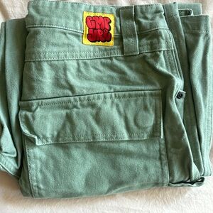 Men’s Green Emypre carpenter pants Skate pants Y2K